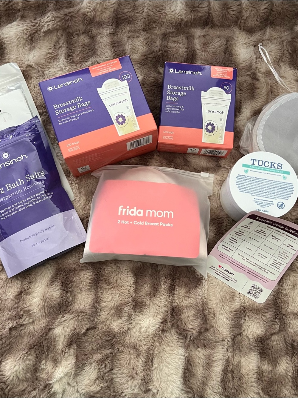 Maternity Postpartum Recovery & Breastfeeding Essentials Bundle